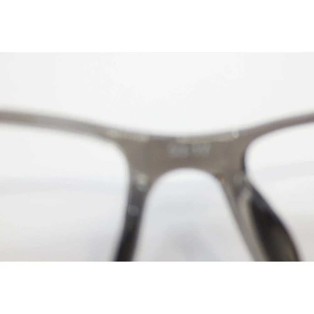 MP 7106 Gray Rectangular Eyeglass Frames 53-17-140 Translucent Men Women Glasses